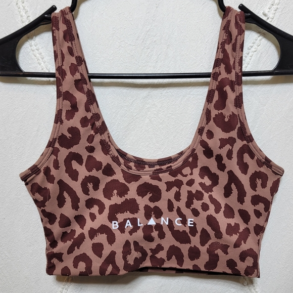 Balance Athletica Acend King Cheetah Dusk Sports Bra Size Small - Picture 7 of 7